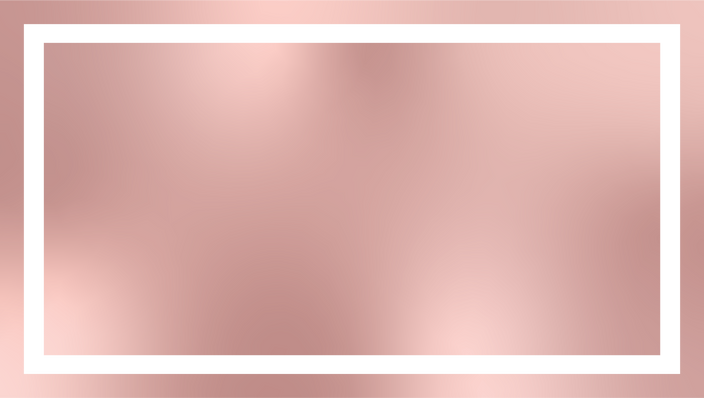 Rose Gold Geometric Frame